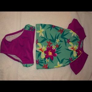Two piece bathing suit